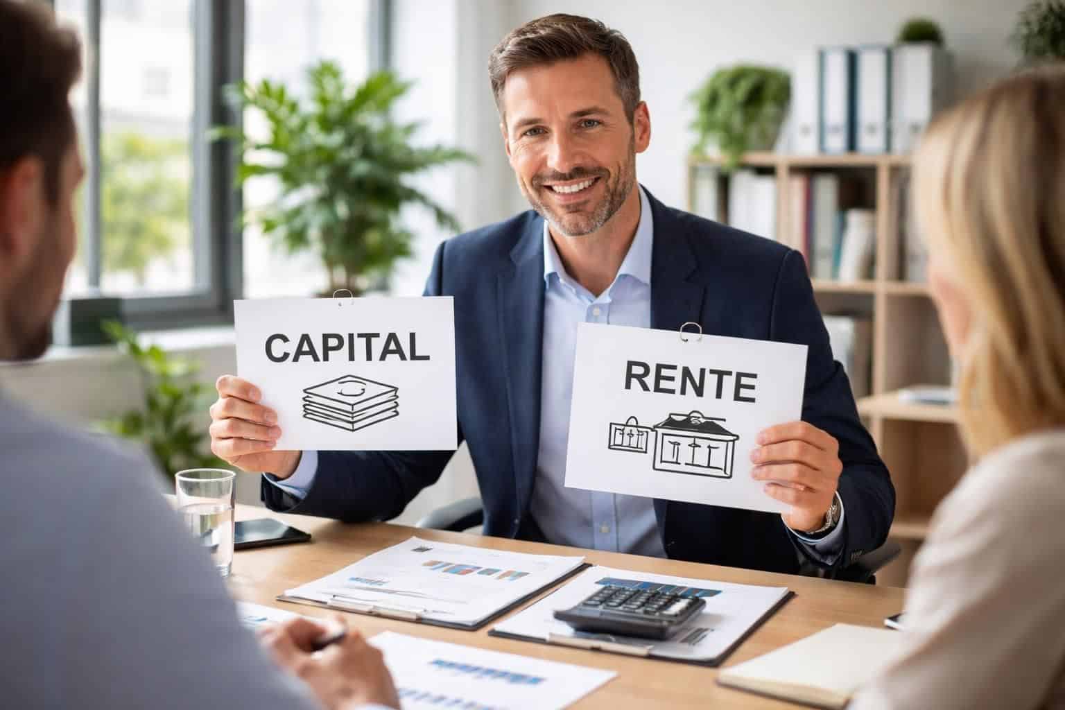 d&eacute;couvrez comment choisir entre un capital vers&eacute; et une rente mensuelle pour optimiser votre sant&eacute; et votre pr&eacute;voyance, en fonction de vos besoins et de votre situation financi&egrave;re.